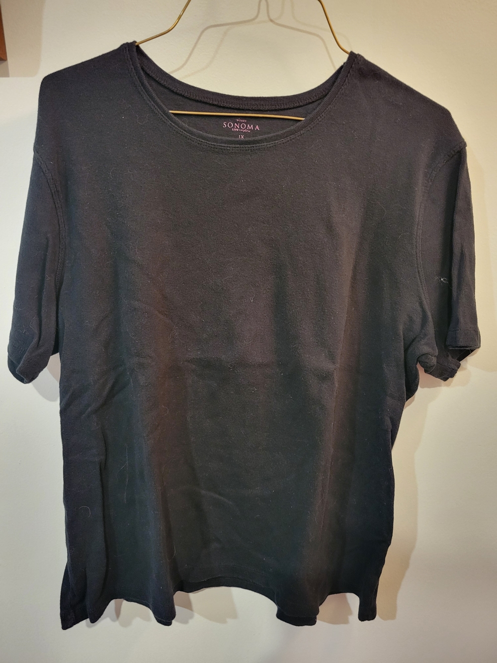 Sonoma Black Short-Sleeve Crewneck Tee